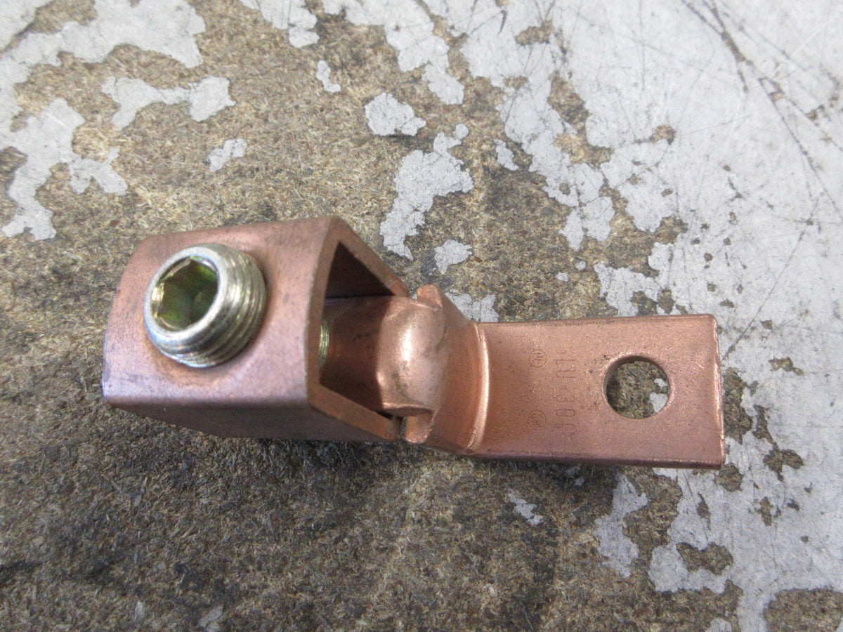 Burndy Copper Mechanical Lug SLU-300 1/0-350MCM Used