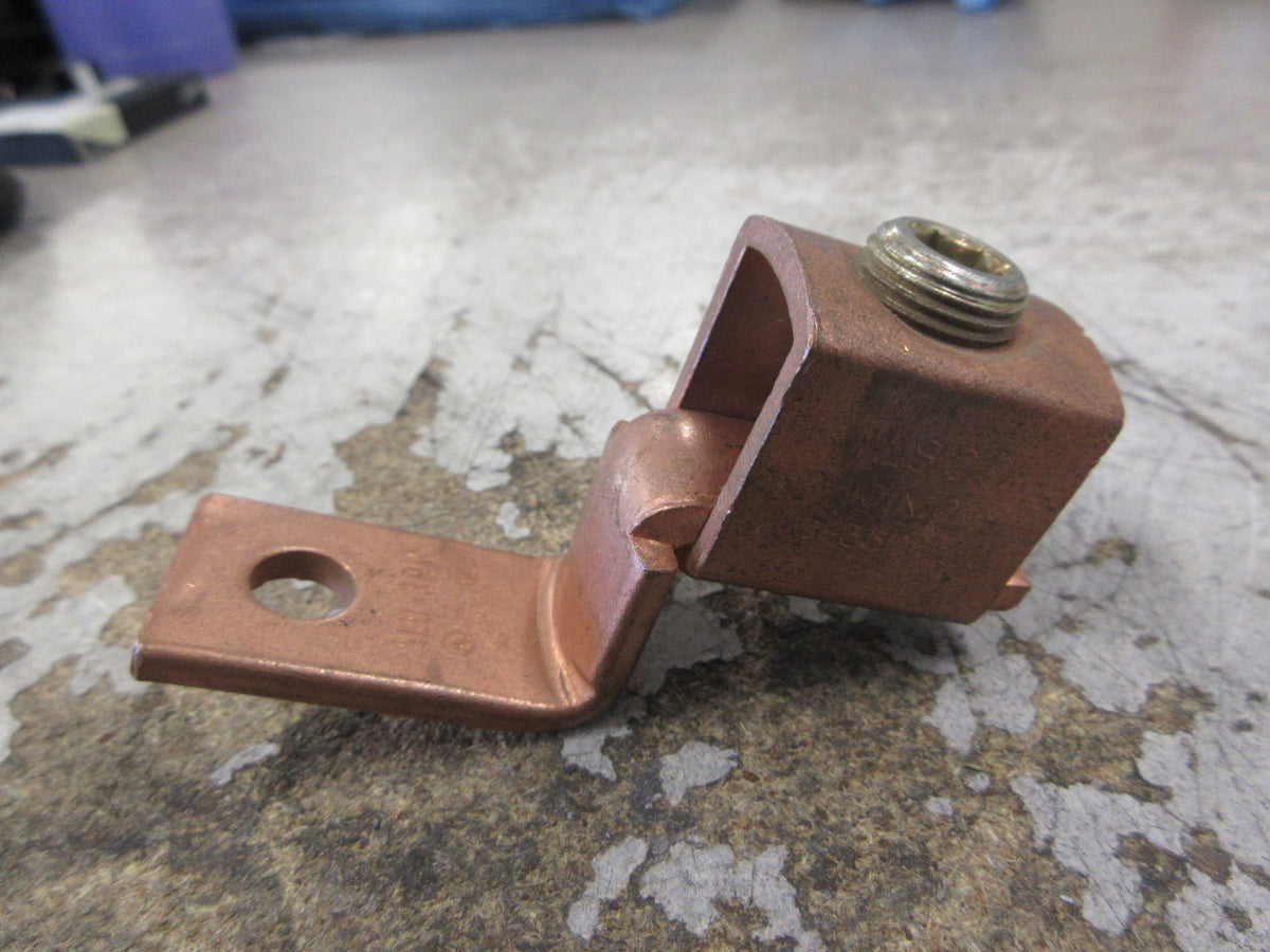 Burndy Copper Mechanical Lug SLU-300 1/0-350MCM Used