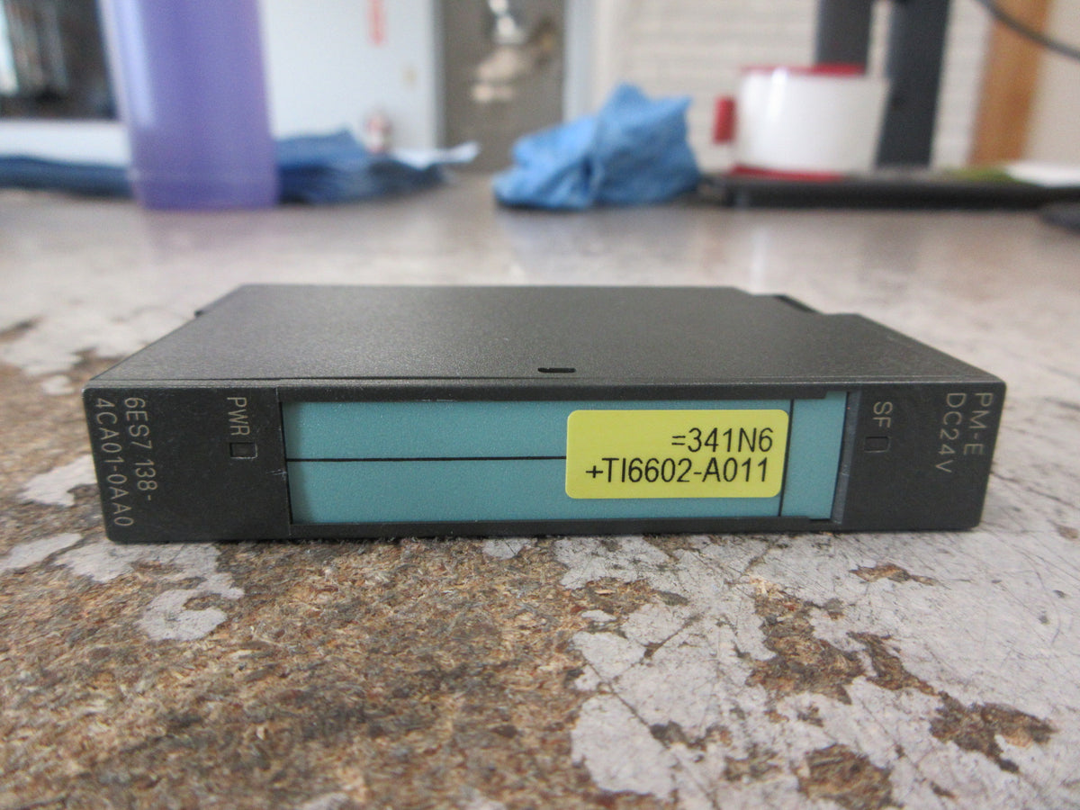 Siemens Simatic Power Module 6ES7 138-4CA01-0AA0 24VDC Used