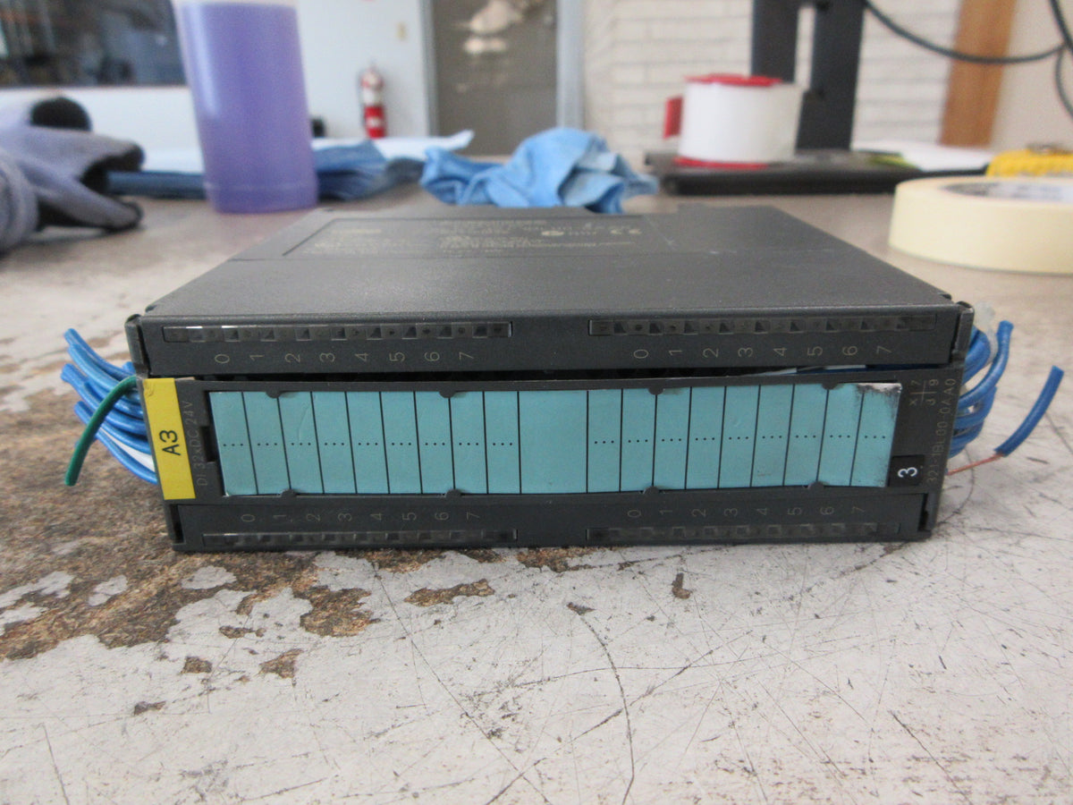 Siemens Simatic S7 PLC Module 6ES7 321-1BL00-0AA0 E-Stand: 6 Used