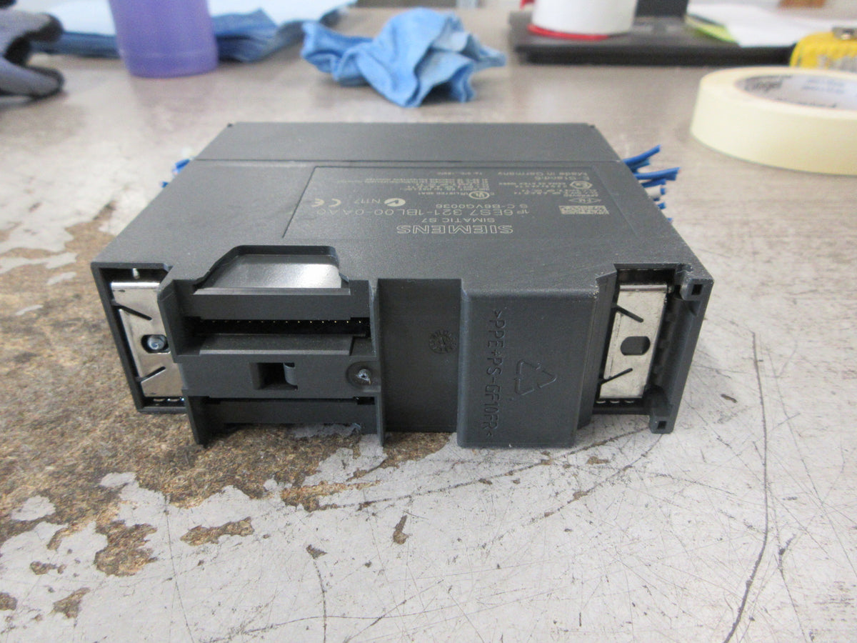 Siemens Simatic S7 PLC Module 6ES7 321-1BL00-0AA0 E-Stand: 6 Used