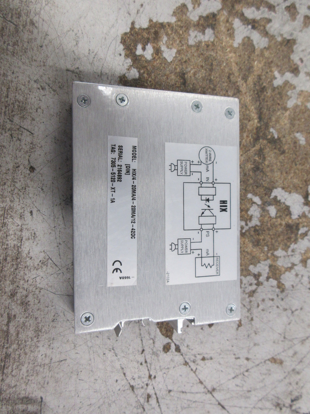 Moore Industries HIX HART Isolator HIX/4-20MA/4-20MA/12-42DC Used