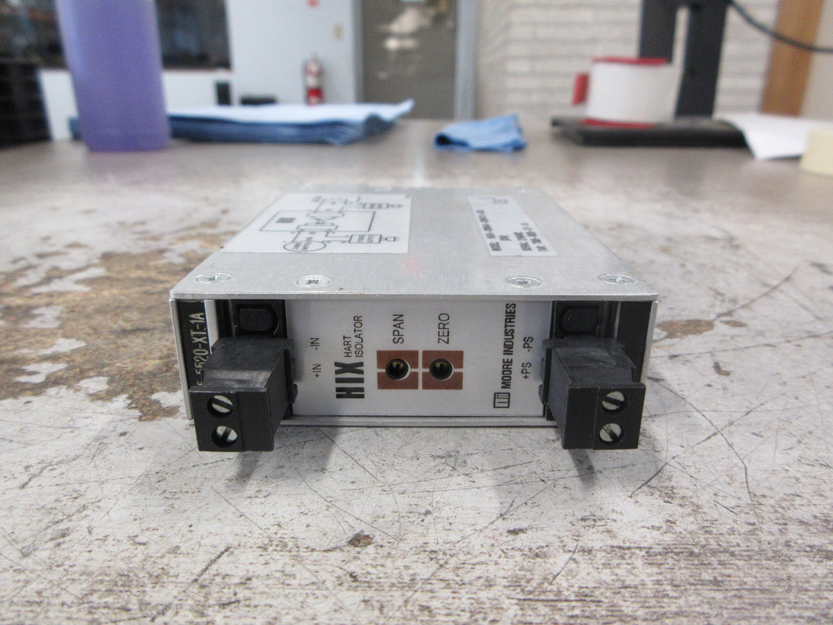 Moore Industries HIX HART Isolator HIX/4-20MA/4-20MA/12-42DC Used