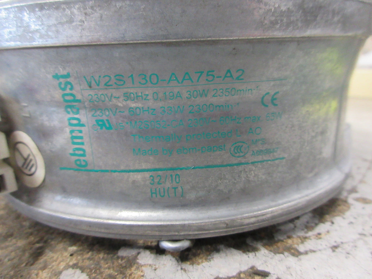 ebmpapst Axial Fan W2S130-AA75-A2 2350 RPM 230V W/Grille Used