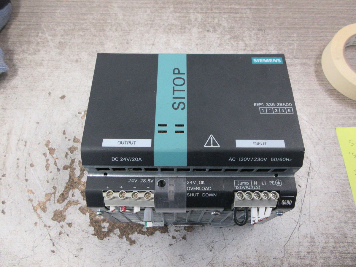 Siemens SITOP Modular Power Supply 6EP1336-3BA00 Used