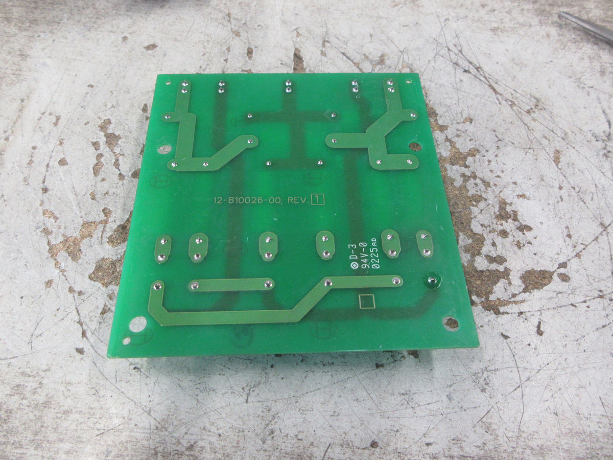 Liebert Rectifier Snubber Board 02-810026-00 Rev. 1 Used
