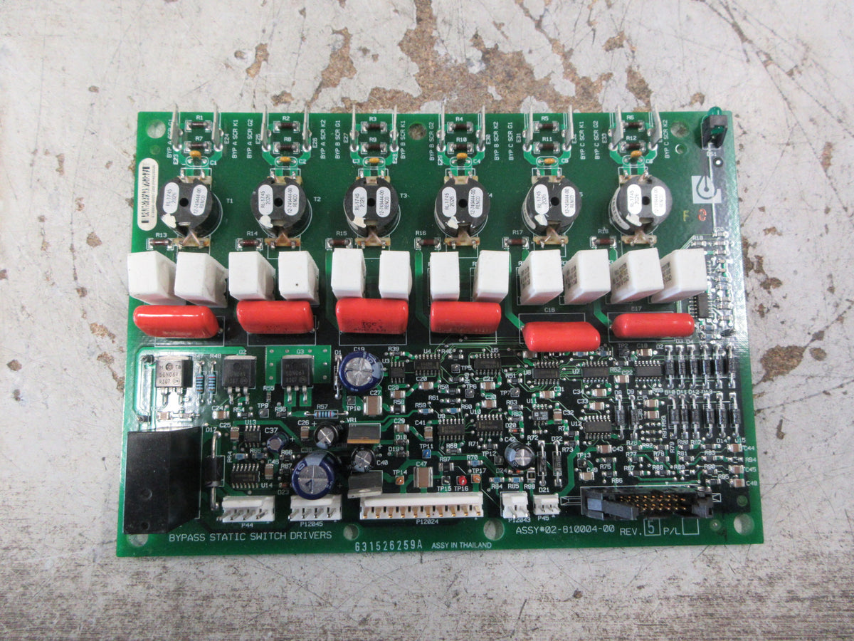 Liebert Bypass Static Switch Driver Board 02-810004-00 Rev. 5 Used