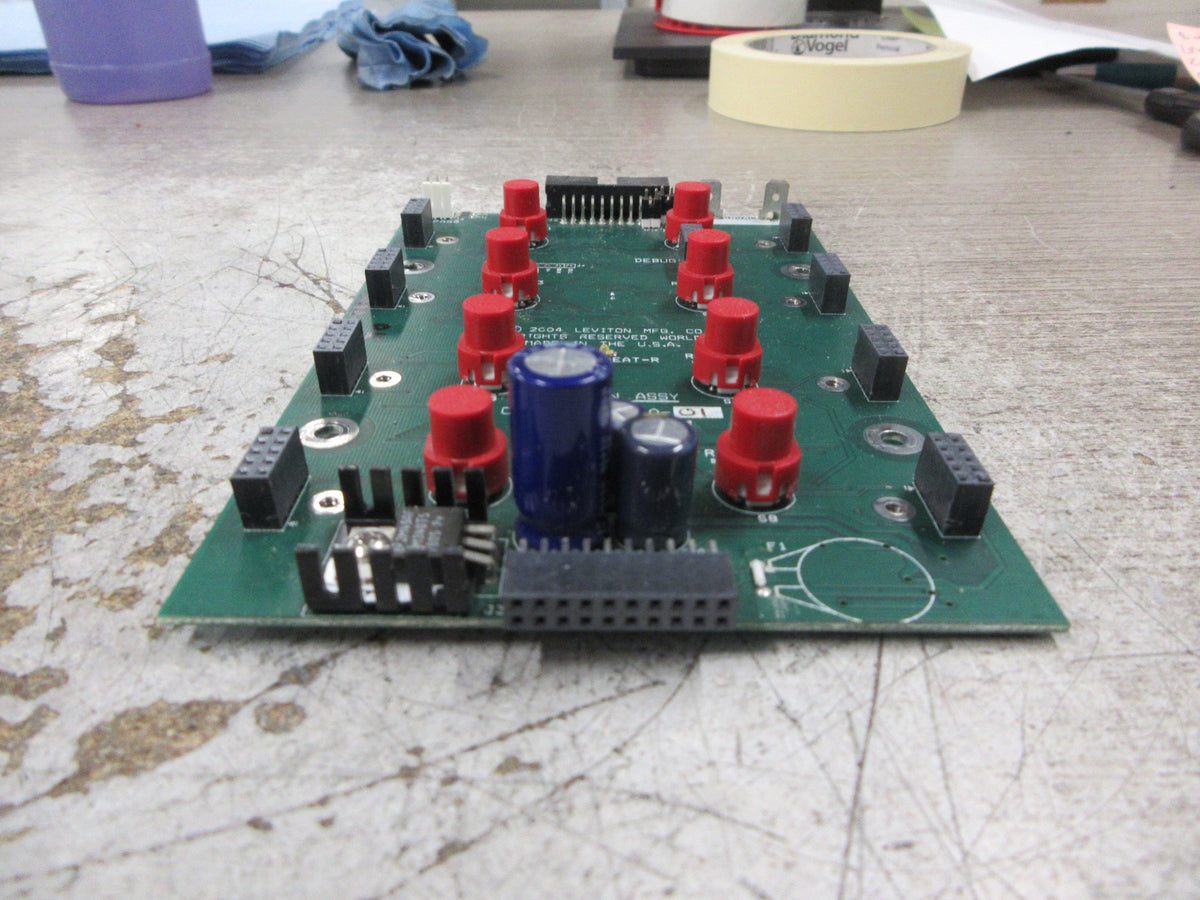 Leviton Z-Max Relay Bus Board OX-70123-00-00-01 Rev. 6 Used