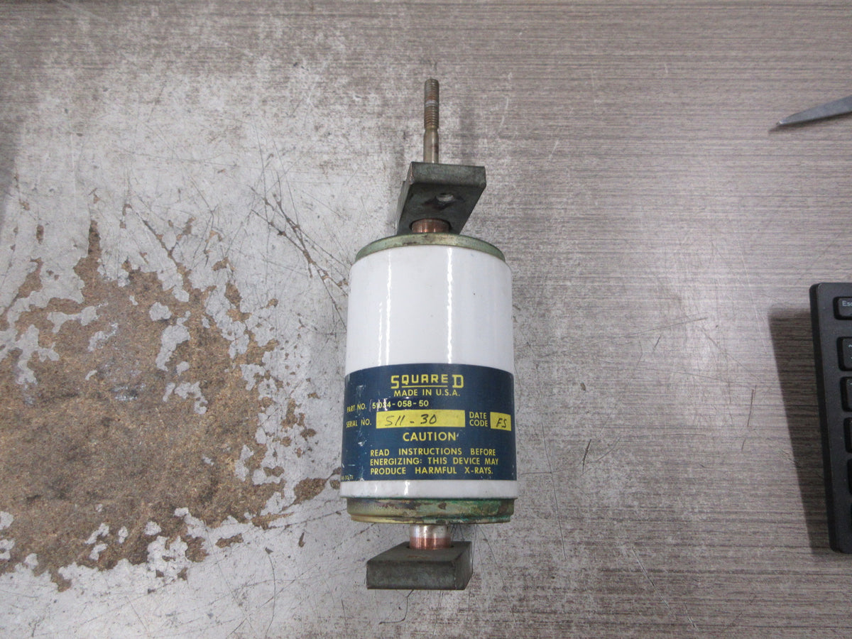 Square D Vacuum Bottle 51034-058-50 Used