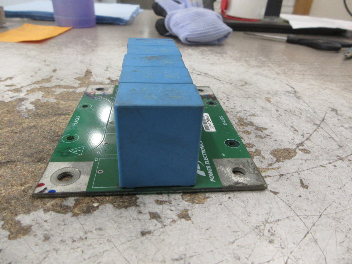 Power Electronics Inc. Capacitor Assembly Board E666AA Used