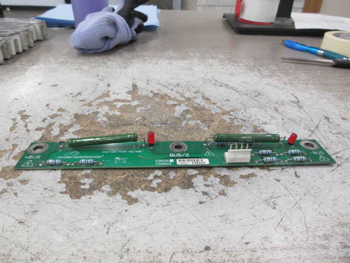 Power Electronics Inc. Bus Board E982AA Used