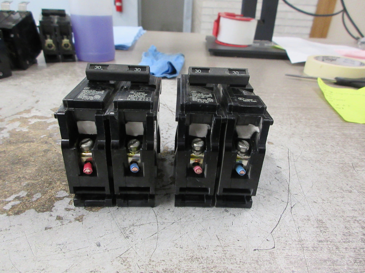 ITE Type QP Clip-On Circuit Breaker Q230 30A 120/240V 2P *Lot of 2* Used
