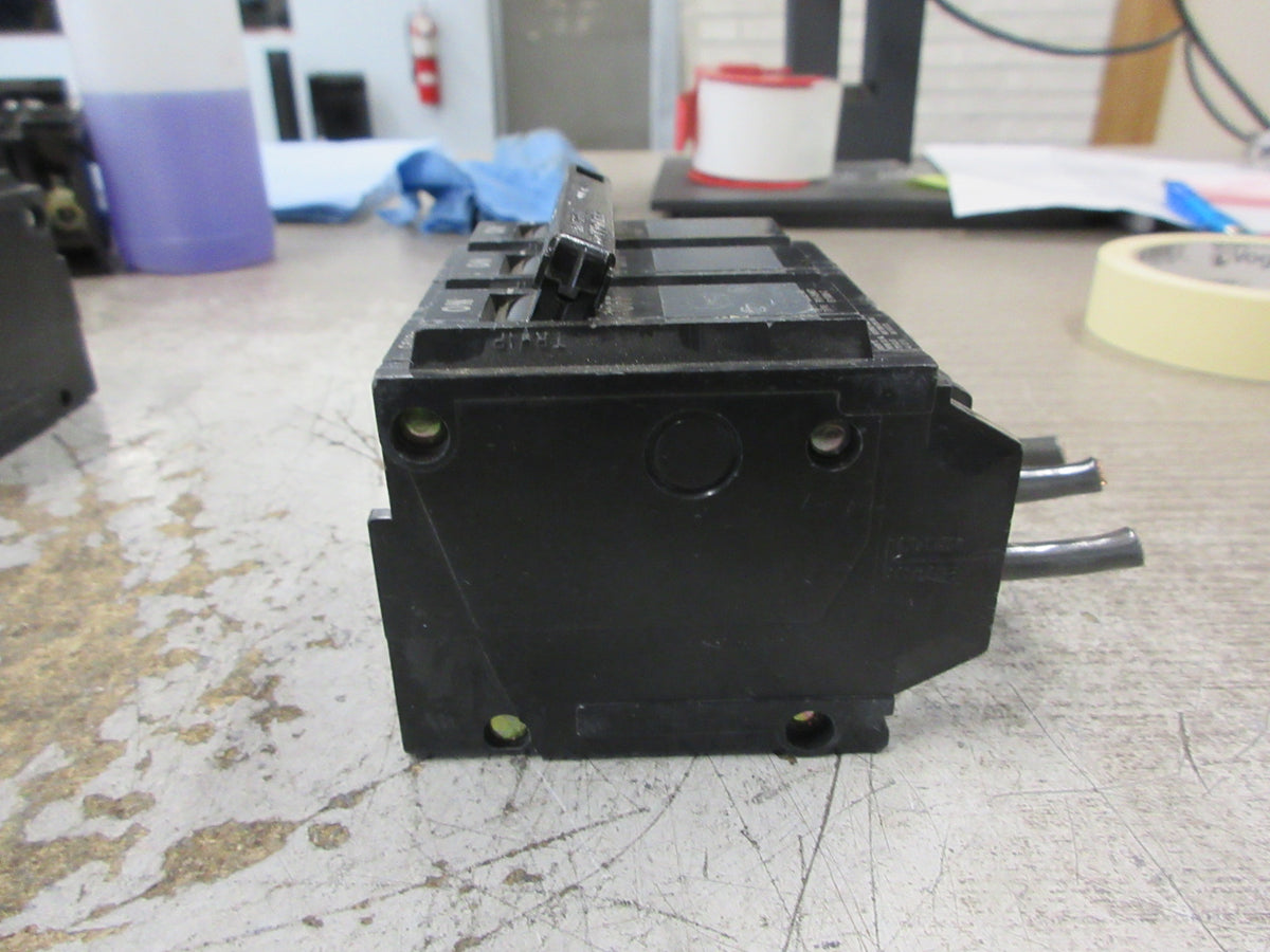 GE Clip-On Circuit Breaker THQL32035 35A 240V 3P Used