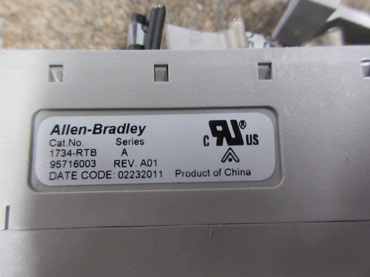 Allen-Bradley Mounting Base w/ Terminal Block 1734-MB / 1734-RTB *Lot of 3* Used