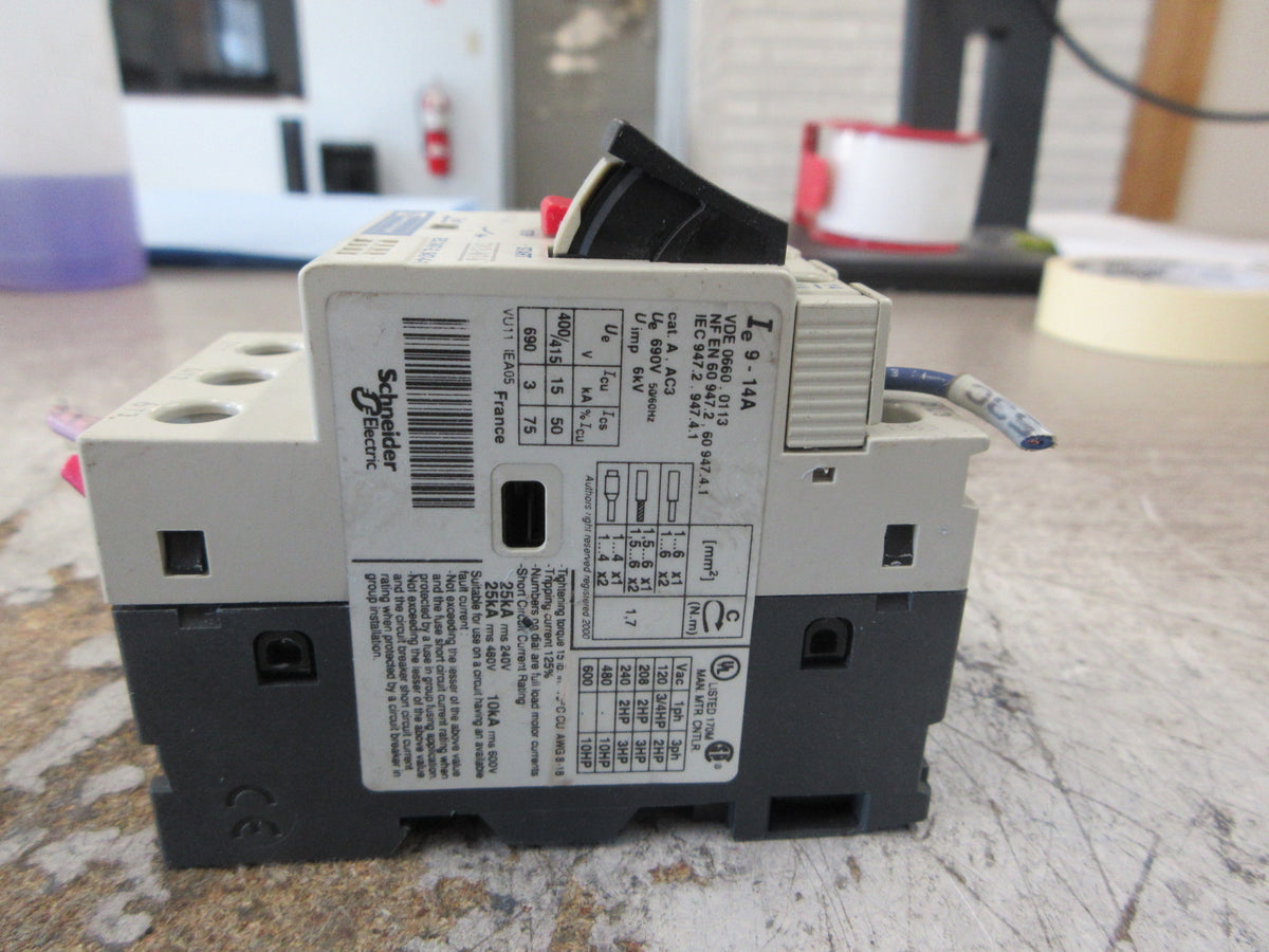 Telemecanique Manual Starter GV2-M16 Trip: 9-14A Used