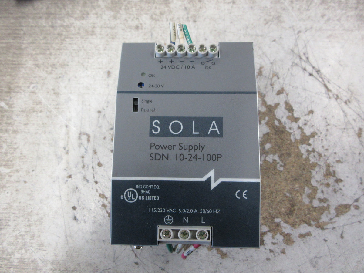 Emerson Sola Power Supply SDN 10-24-100P Used
