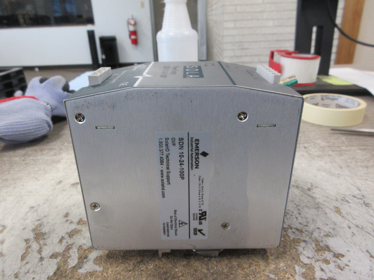 Emerson Sola Power Supply SDN 10-24-100P Used