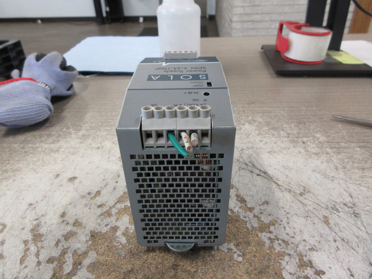 Emerson Sola Power Supply SDN 5-24-100P Used