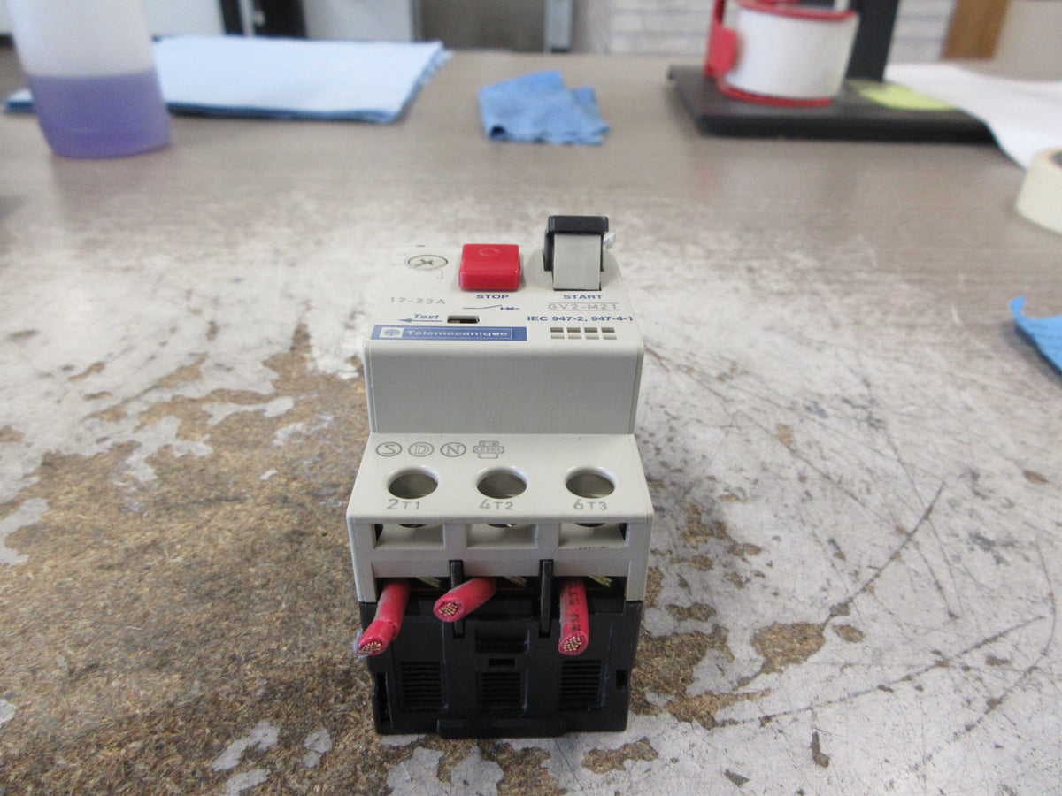 Telemecanique Manual Starter GV2-M21 Trip: 17-23A Used