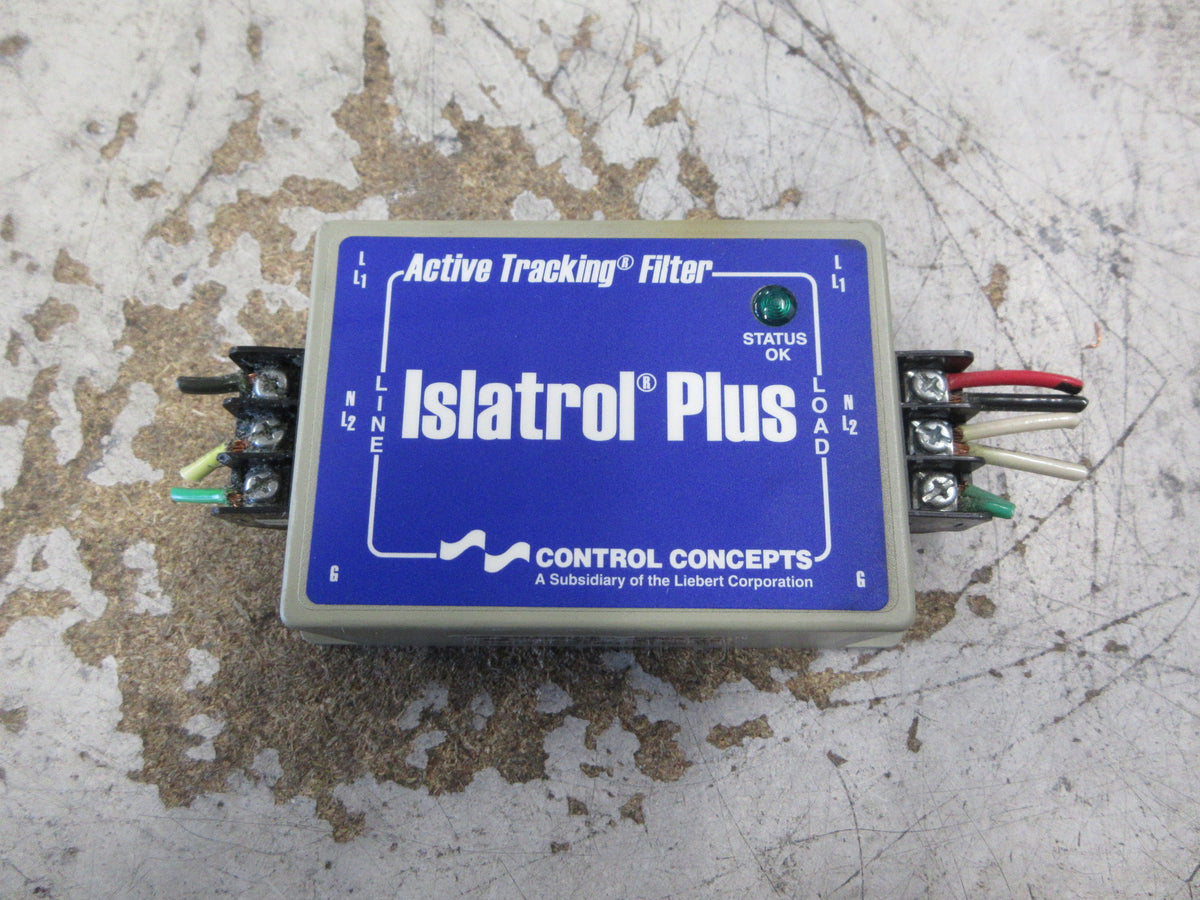 Control Concepts Islatrol Plus Active Tracking Filter IC+102 120V 50/60Hz Used