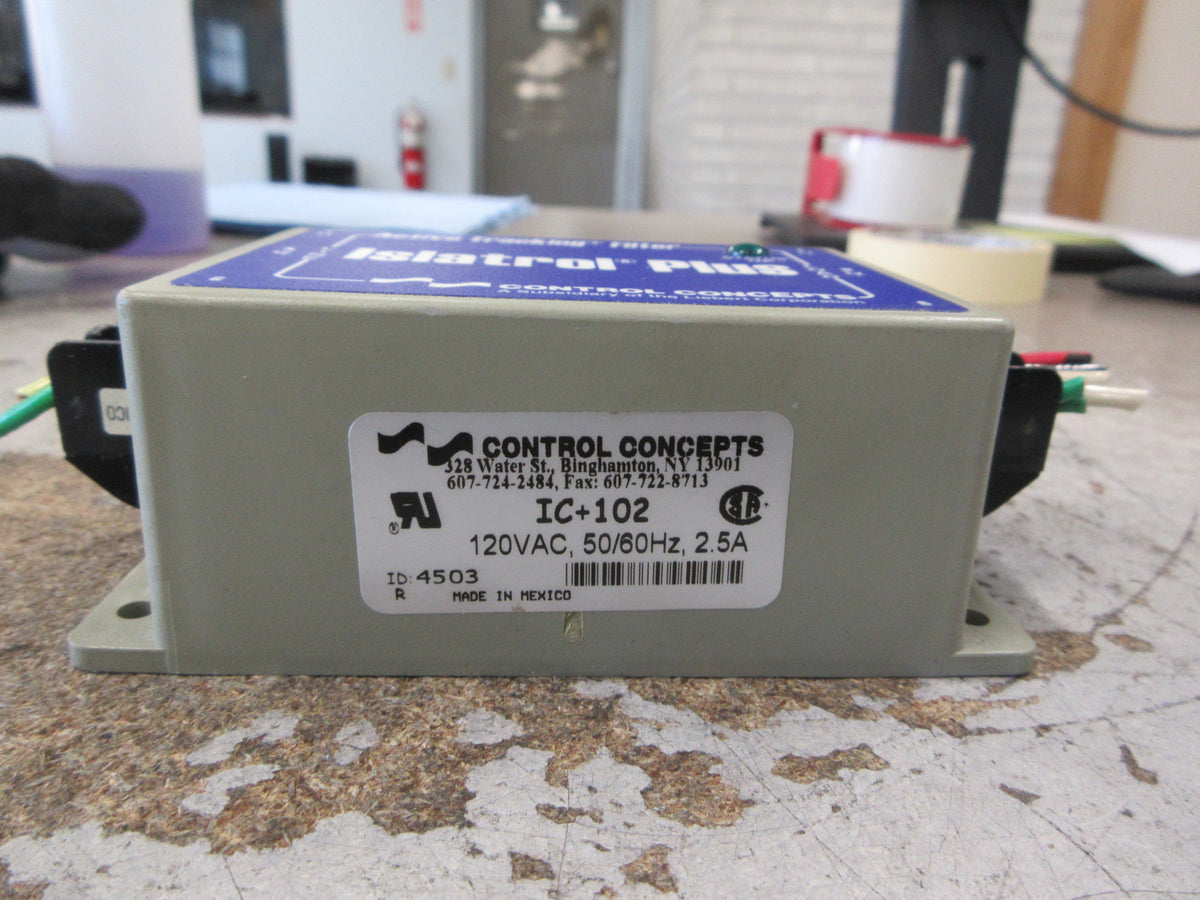 Control Concepts Islatrol Plus Active Tracking Filter IC+102 120V 50/60Hz Used