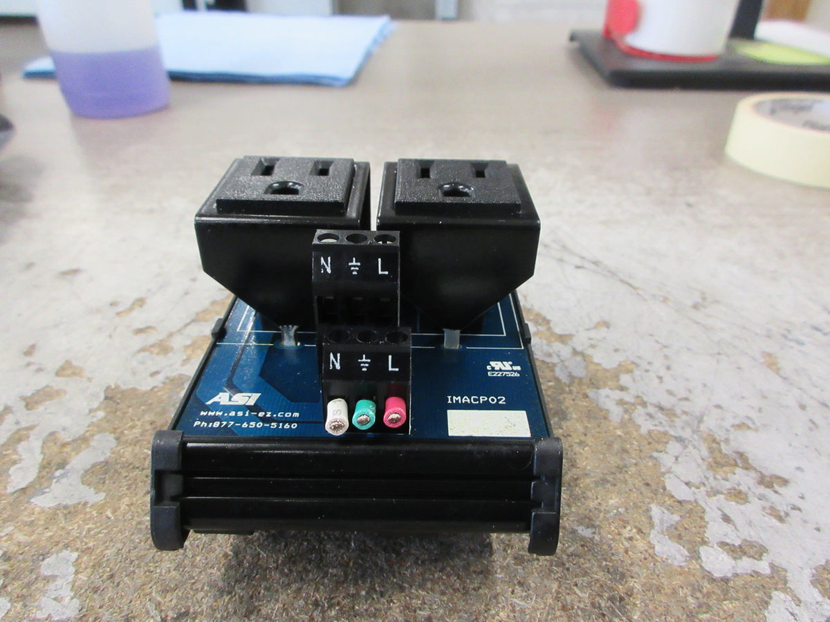 ASI Duplex Power Outlet IMACP02 120V 15A Used