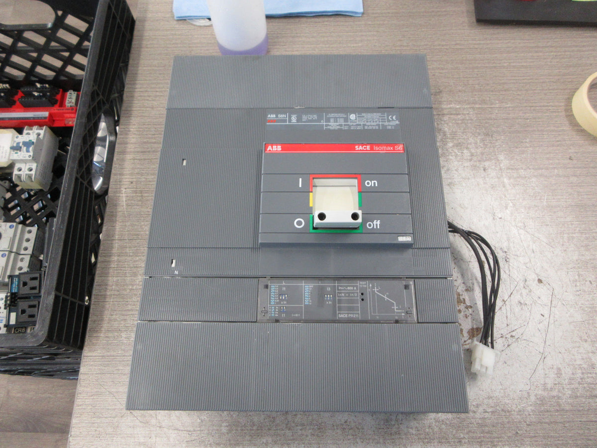 ABB SAC Isomax S6 Circuit Breaker S6N 800 600V 800A 4P Used