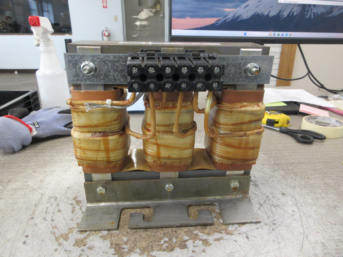 TCI KTR Tuning Reactor KTR15A65 28.7A 600V 60Hz 3Ph Used