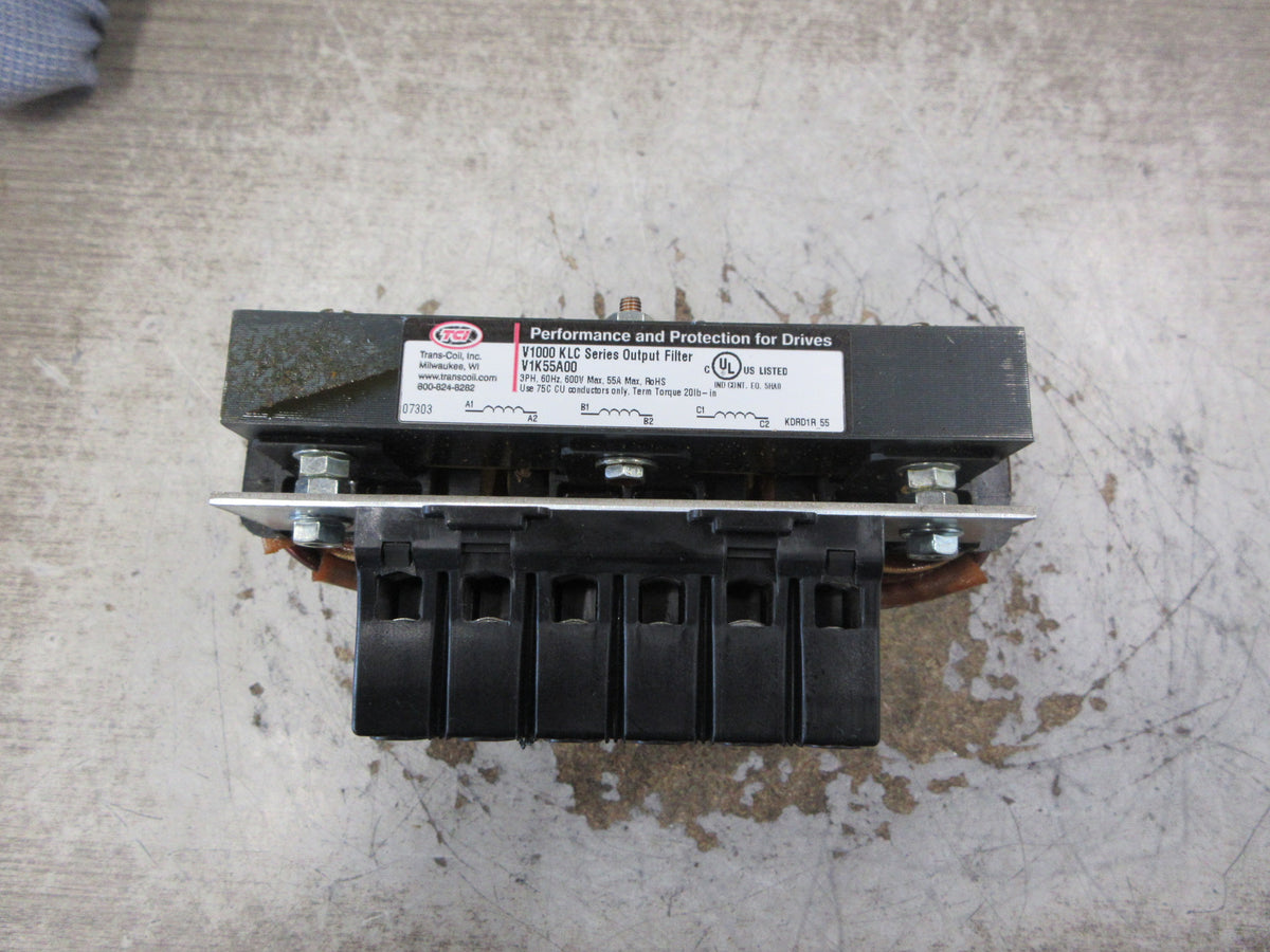 TCI V1000 KLC Series Output Filter V1K55A00 55A 600V 60Hz 3Ph Used