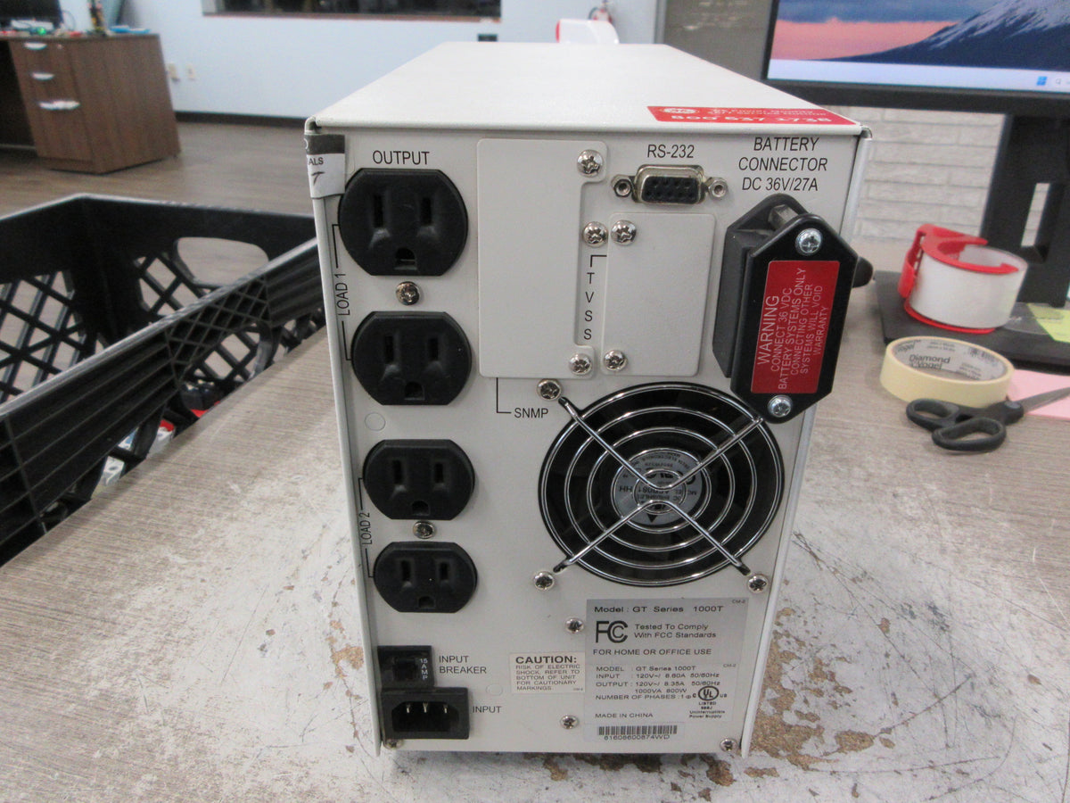 GE Digital Energy GT Series UPS 1000T 1000VA 800W Used