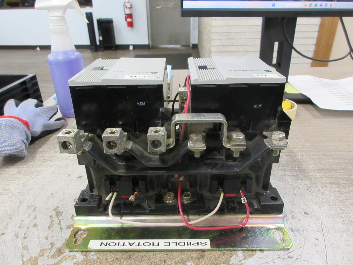Allen-Bradley Reversing Contactor 104-B110ND3 Ser. A 120V Coil 110A 600V Used