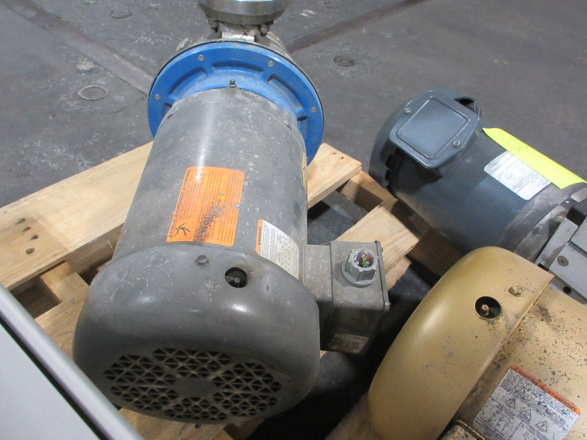 Goulds G&L Series SSH Stainless Steel Pump 9SH2J51A0 5HP 3450RPM 1100GPM Used