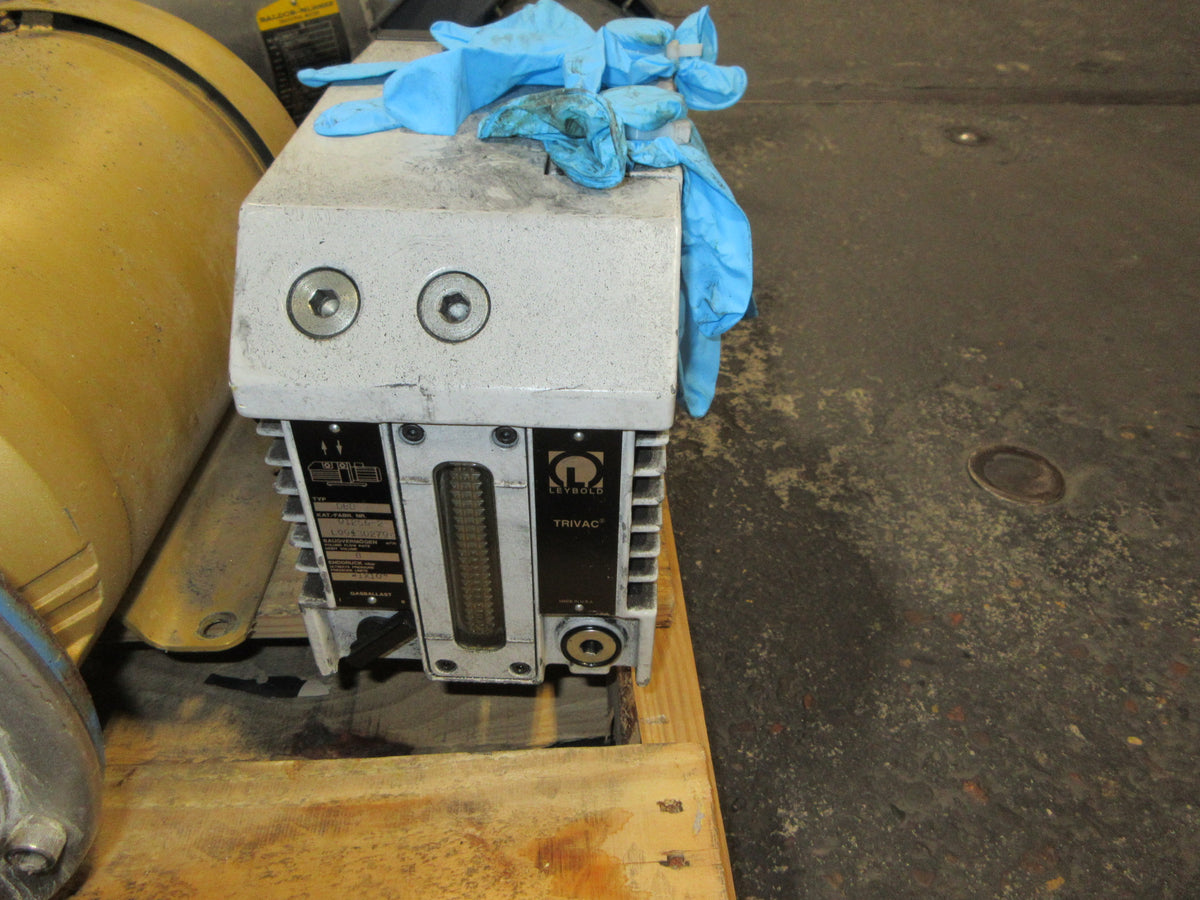 Leybold D8B Trivac Vacuum Pump 91256-2 8 m3/h 1HP 1725RPM 200-230/460V 3Ph Used