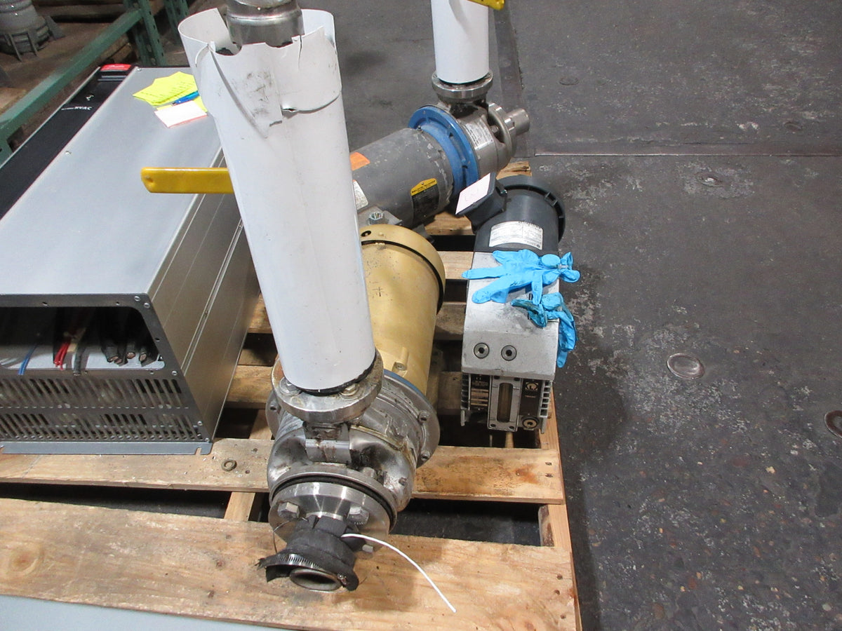 Goulds G&L Series SSH Stainless Steel Pump 9SH2J52A0 5HP 3470RPM 1100GPM Used