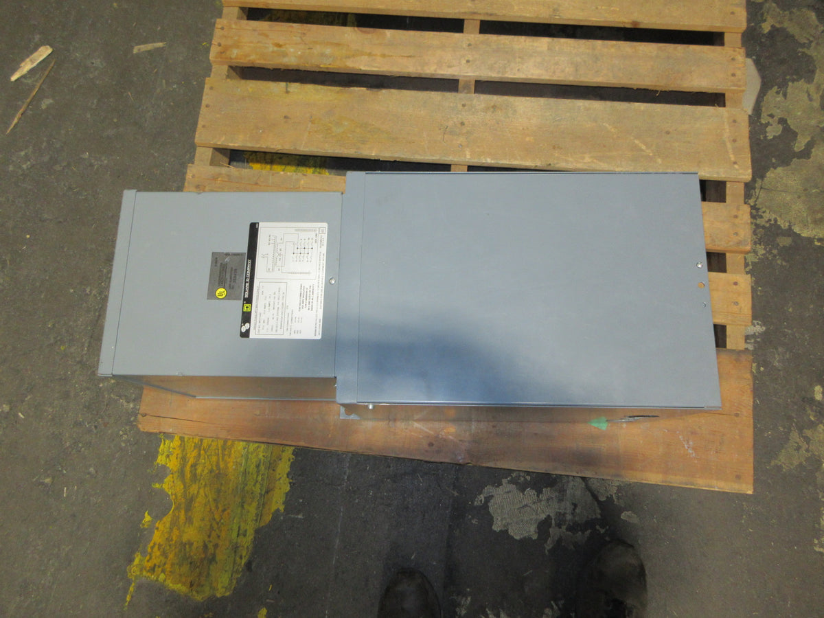 Square D Mini Power-Zone Unit Substation MPZ7S40F 7.5KVA Pri: 480V Used