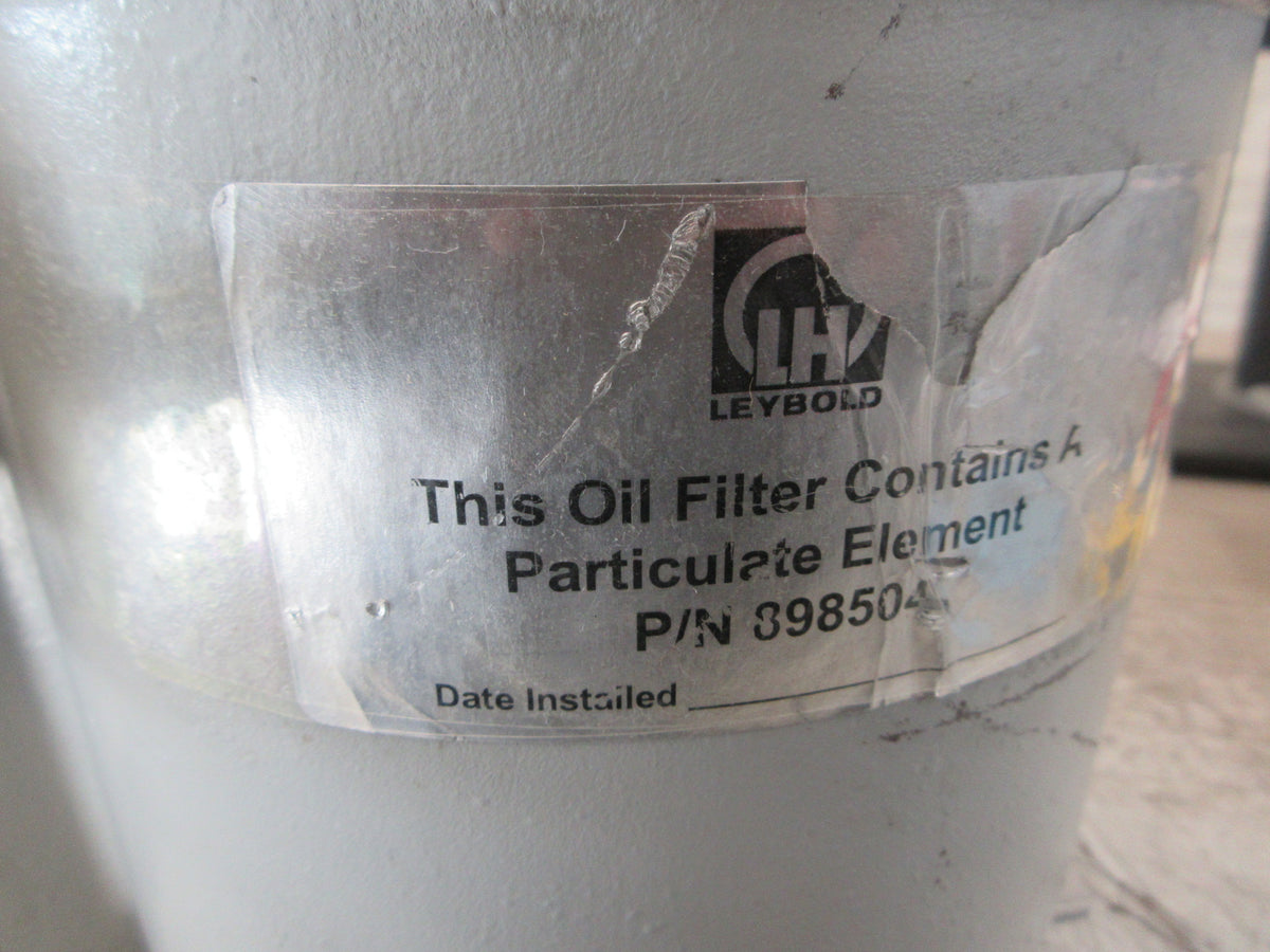 Leybold Oil Filter 898504 Used