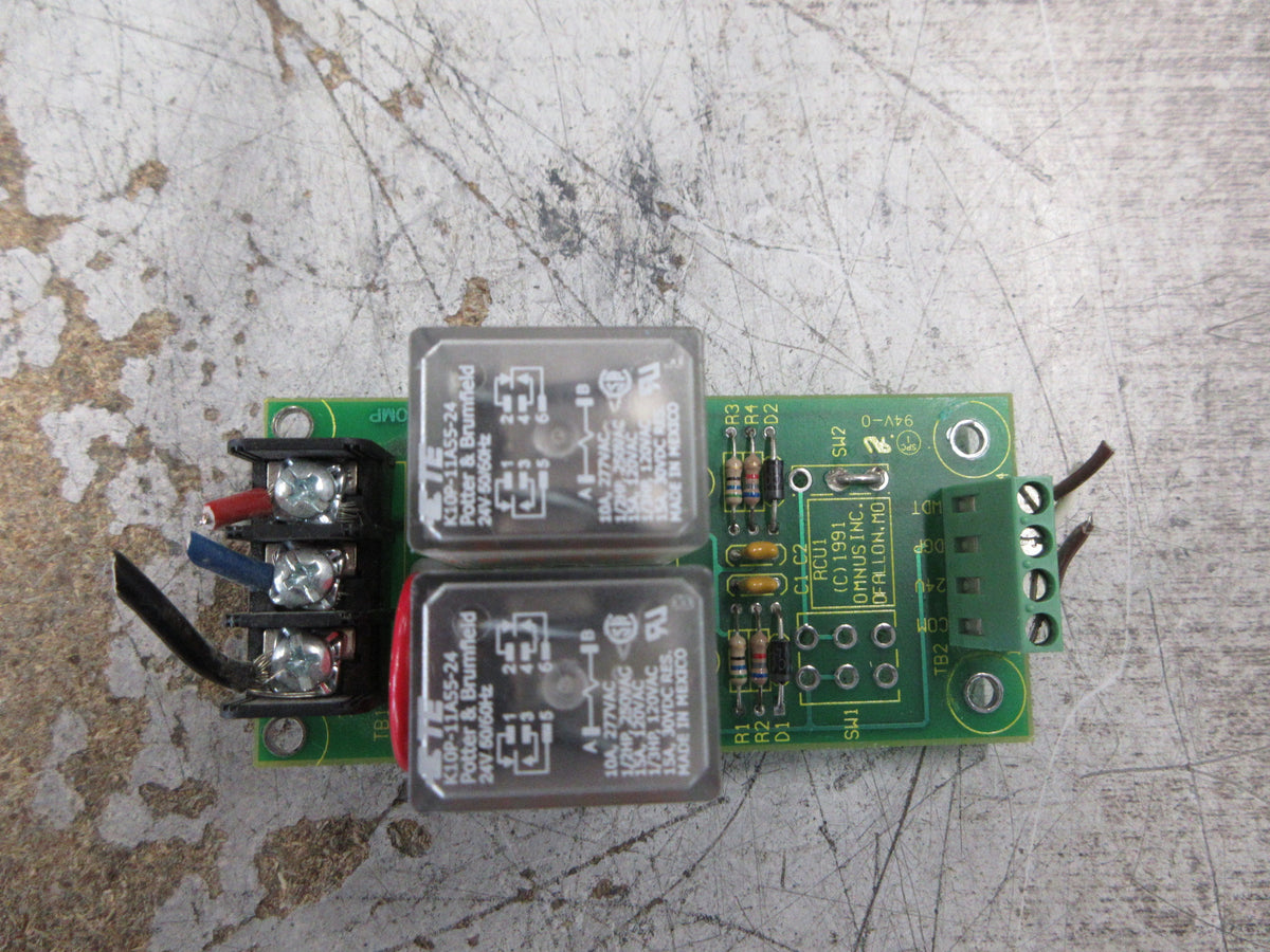 OMNUS Relay Board RCU1 Rev. C Used