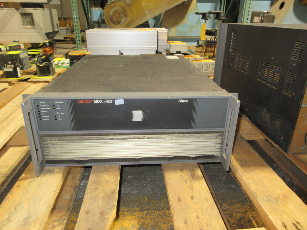 Advanced Energy MDX II Power Supply Slave Module 3152254-017 C 480V 22A 3Ph Used