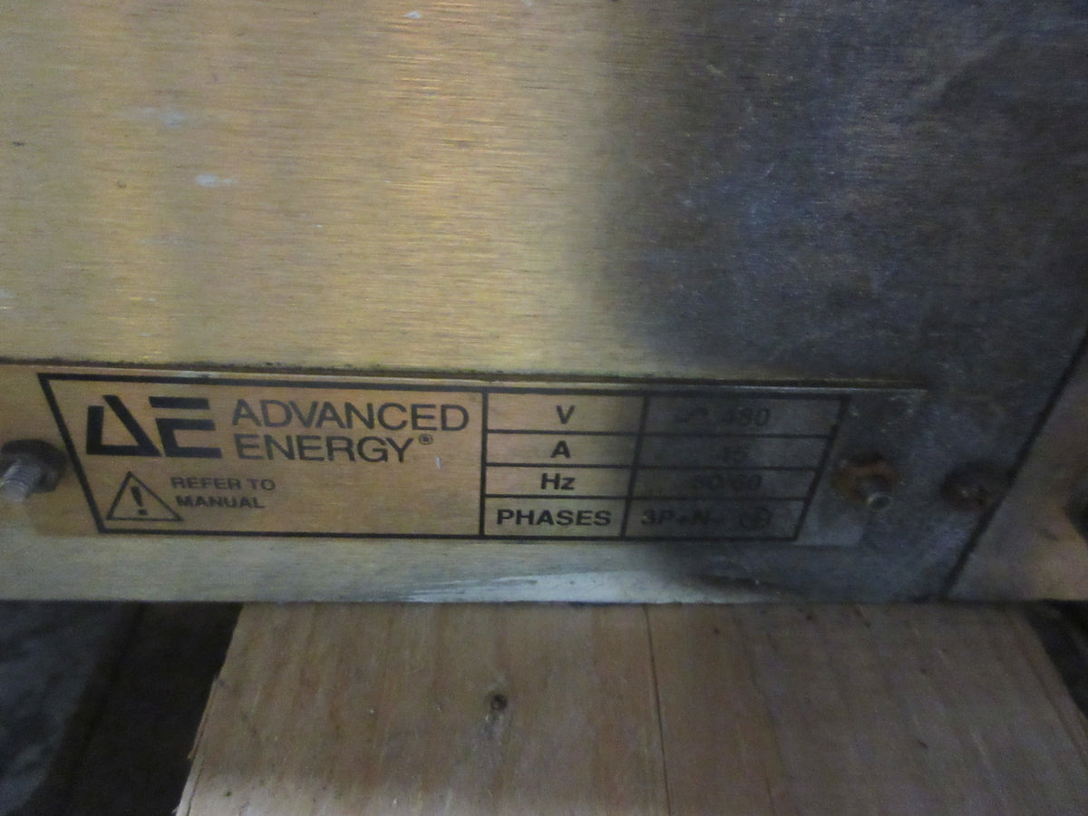 Advanced Energy MDX II Power Supply Master Module 3152255-019B 480V 45A Used