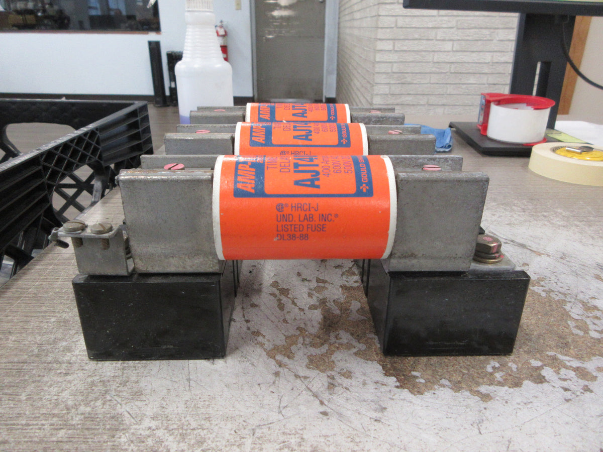 Allen-Bradley Fuseholder X-402238 / X-410744 200A 600V 3P (3) 400A Fuses Used
