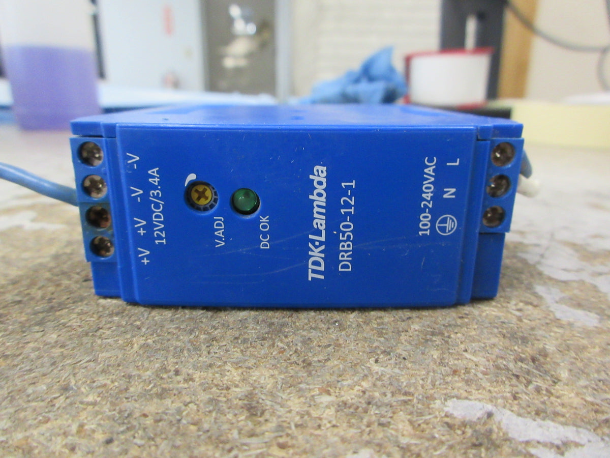 TDK-Lambda Power Supply DRB50-12-1 51W Used
