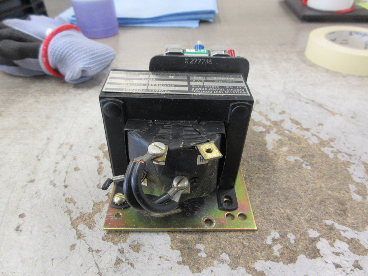 Allen-Bradley Control Transformer X-343858 0.075kVA Pri: 240/480V Sec: 120V Used
