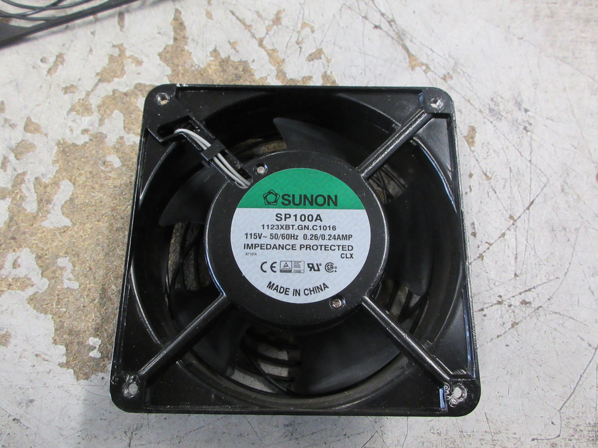 Sunon Axial Fan SP100A 115V 50/60Hz 0.26/0.24A W/(2) Grilles Used