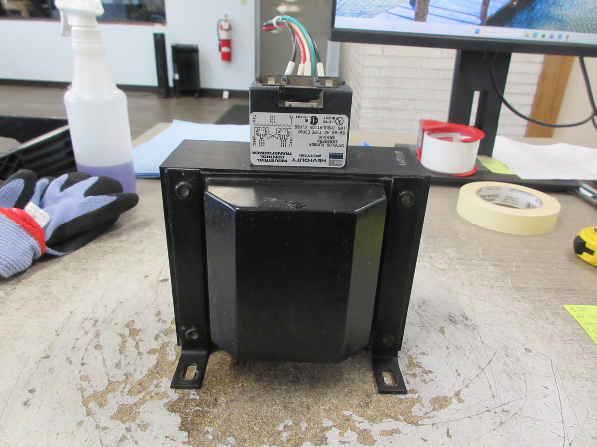 Hevi-Duty Control Transformer E8503PBX 0.850KVA Pri: 240/480V Sec: 120V Used