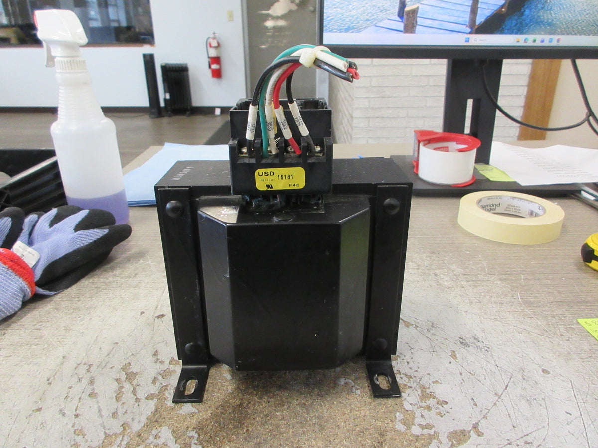 Hevi-Duty Control Transformer E8503PBX 0.850KVA Pri: 240/480V Sec: 120V Used