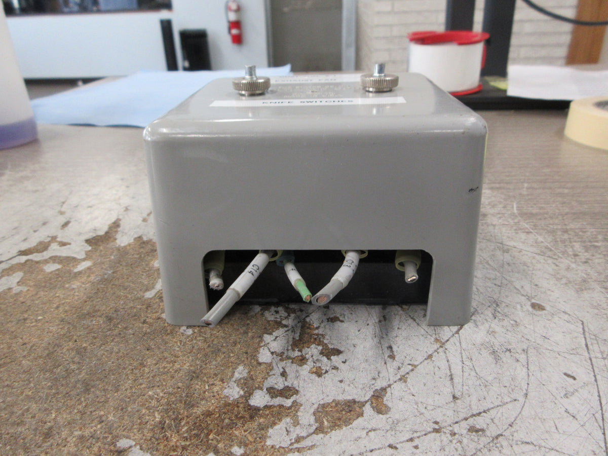 The States Co. Test Switch 80K04-A 30A 600V 4P Used