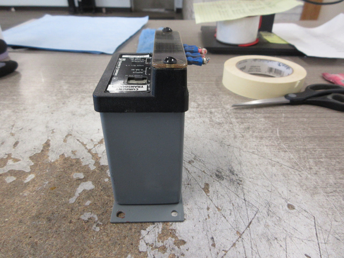 Square D Current Transducer CLE-202001 Input: 0-5A AC Output: 0-1mA Used