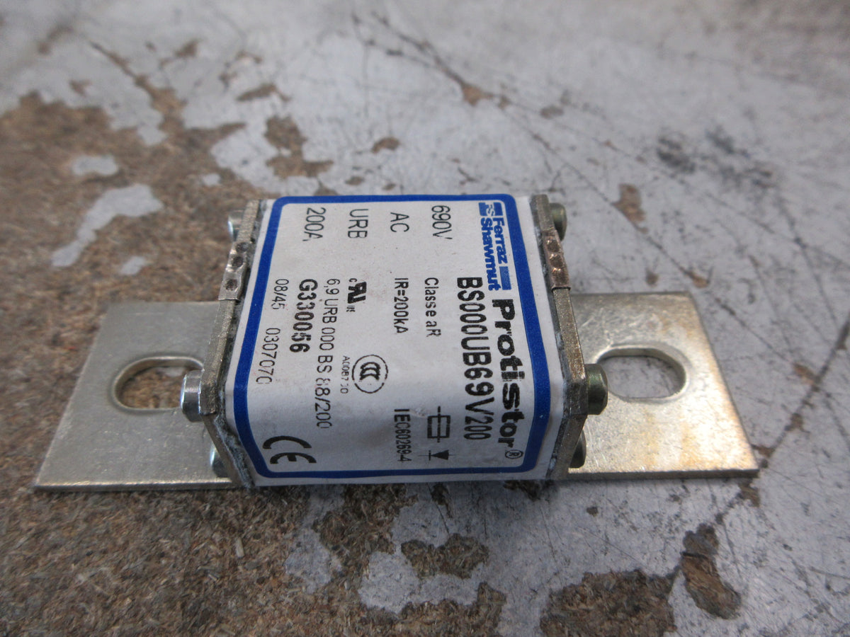 Ferraz Shawmut Protistor Fuse BS000UB69V200 200A 690V Used