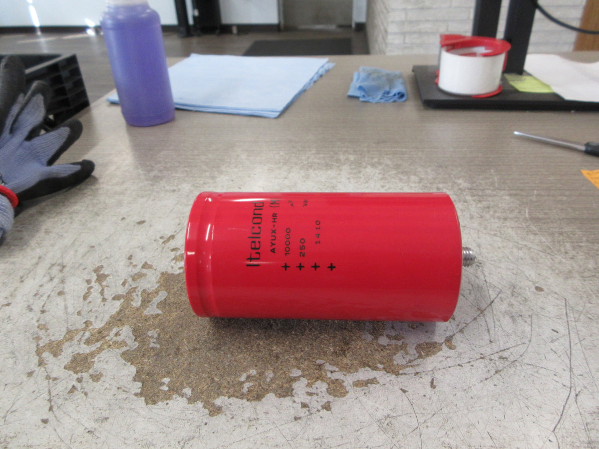 Itelcond Capacitor AYUX-HR 10,000uF 250VDC Used