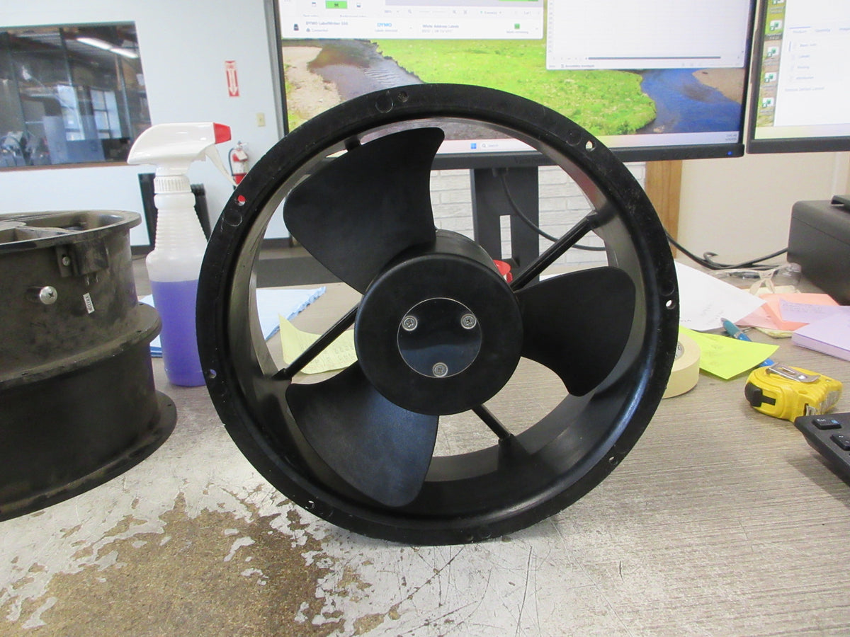 Dayton Axial Fan 4WT44A 665 CFM 1600RPM 115V 60Hz 0.23A Used